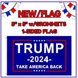 🔥🇺🇸NEW/FLAG-5" ft x 3" ft w/GROMMETS🇺🇸